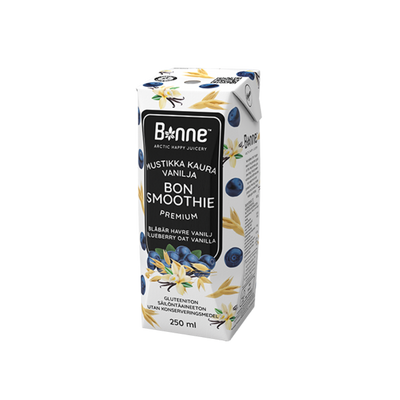 Bonne Premium BonSmoothie Yến mạch việt quất hương vani 250 ml